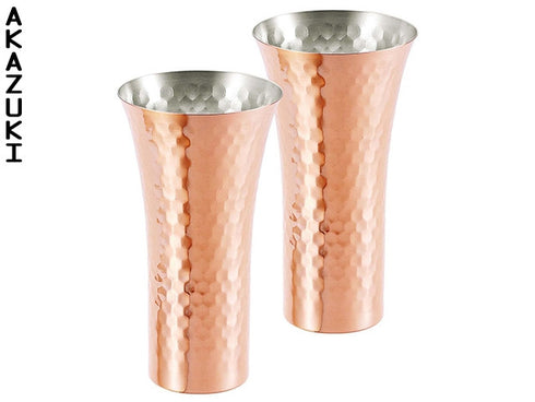 Copper sake Tumblers x2